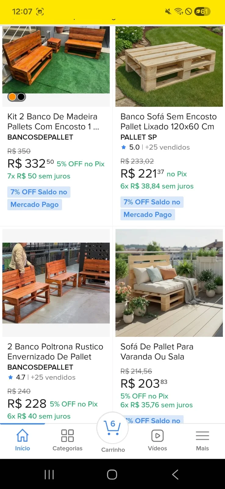 Valor no Mercado Livre 1